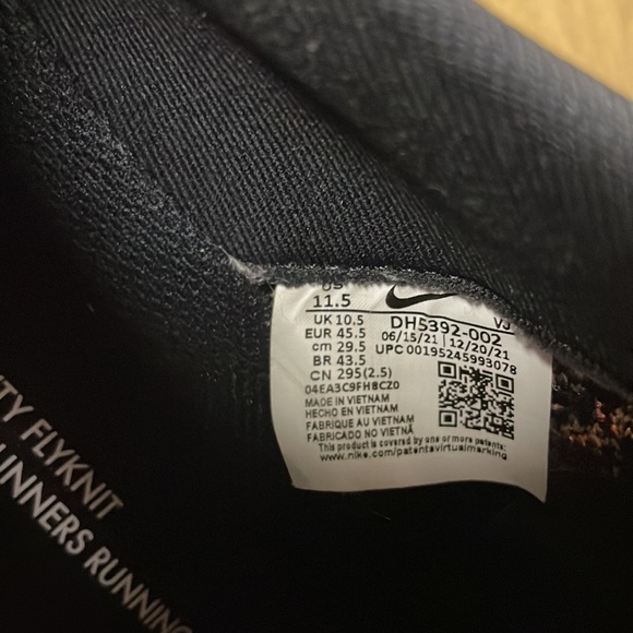 Nike React Infinity Run Flyknit 3 Size 11.5 - Picture 5 of 6